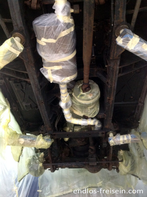 Unterboden: Entrosten und Konservieren