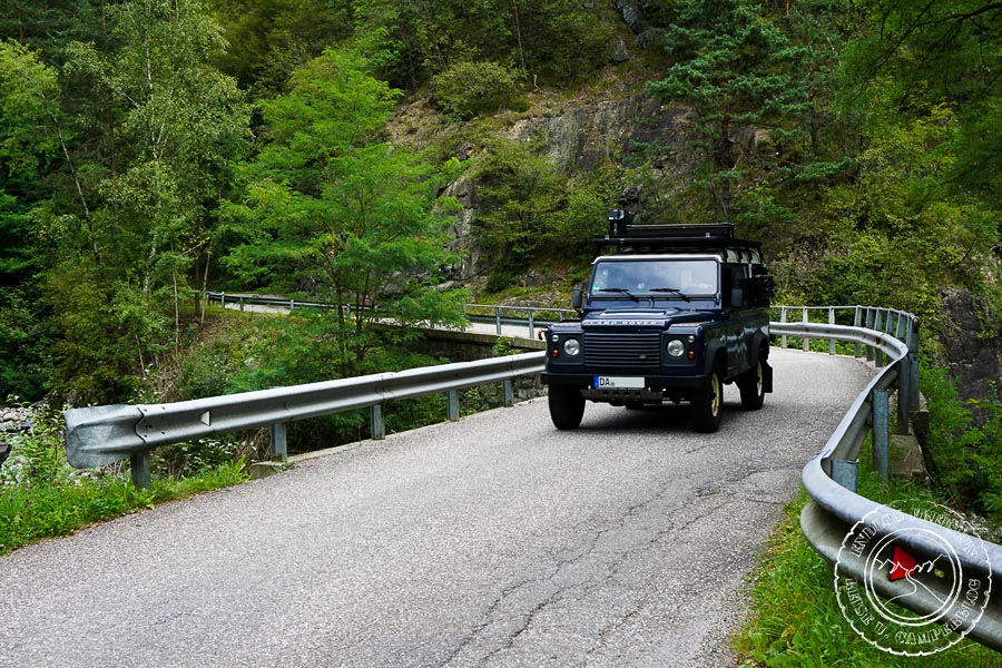 Defender Jungfernfahrt - Mit dem Defender in die Dolomiten