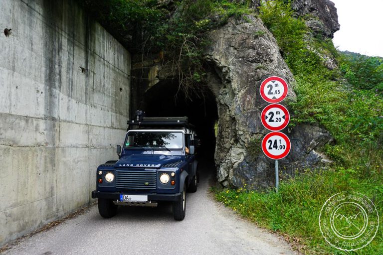 Defender Jungfernfahrt - Mit dem Defender in die Dolomiten