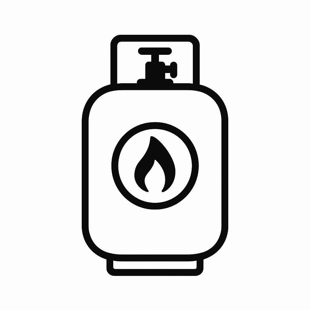 Piktogramm Gas-Luftstandheizung