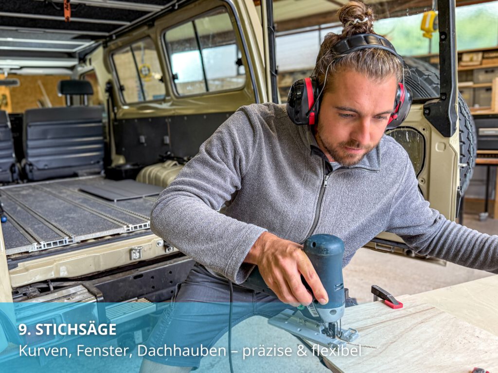 Camperausbau-Werkzeug: Stichsäge für Wohnmobilausbauer